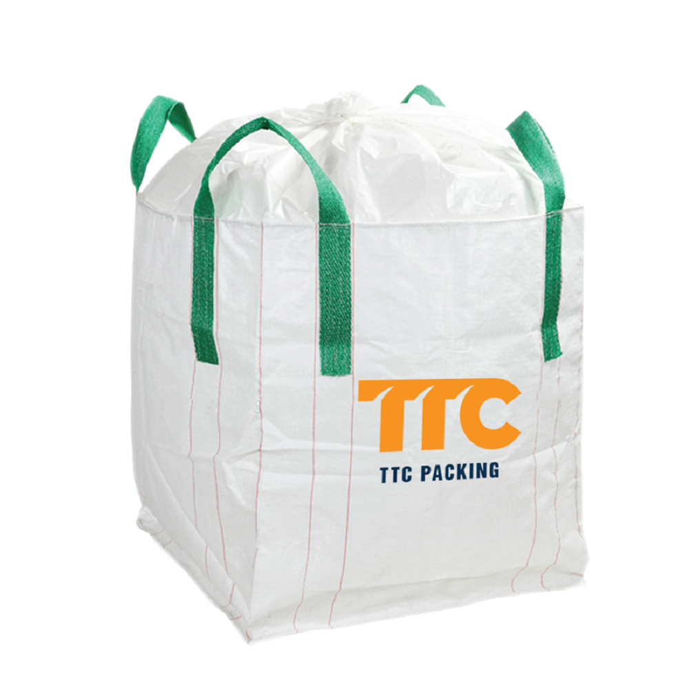 Vietnam New High Quality 1 ton customize logo bulk bag Best FIBC pp jumbo big bag 1000kg 1500kgew