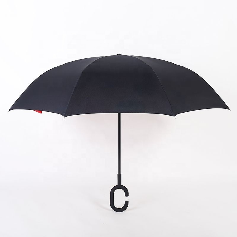 ChenHua double layers pongee fabric reverse umbrella