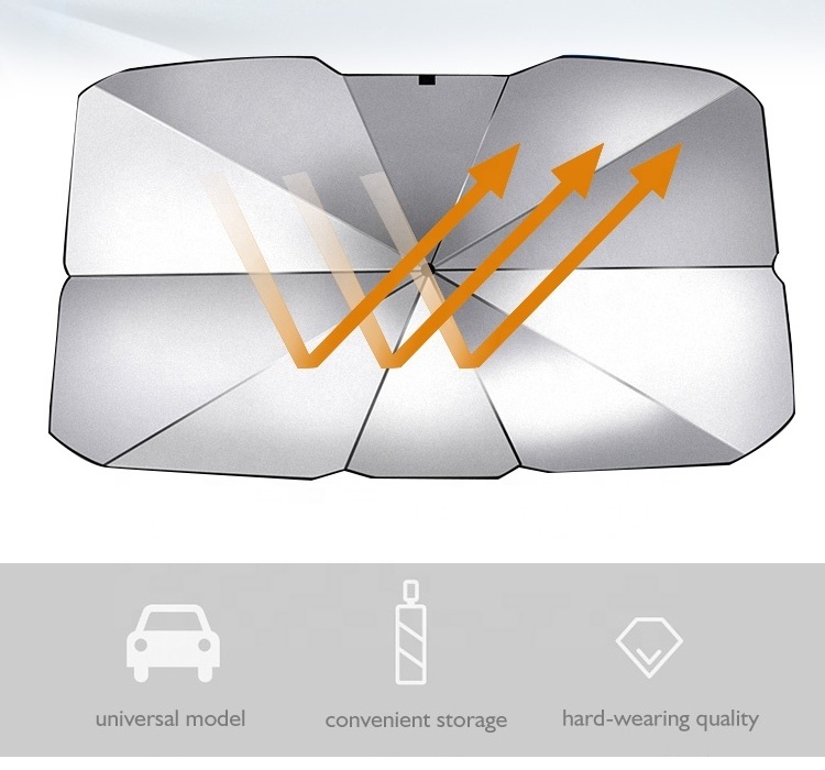 UV Protection Car Umbrella Tents Portable Car Window Solar Sunshade Umbrella for Cars