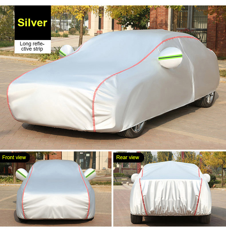 automatic foldable universal sun protection outdoor anti rain proof Polyester waterproof retractable Car Covers