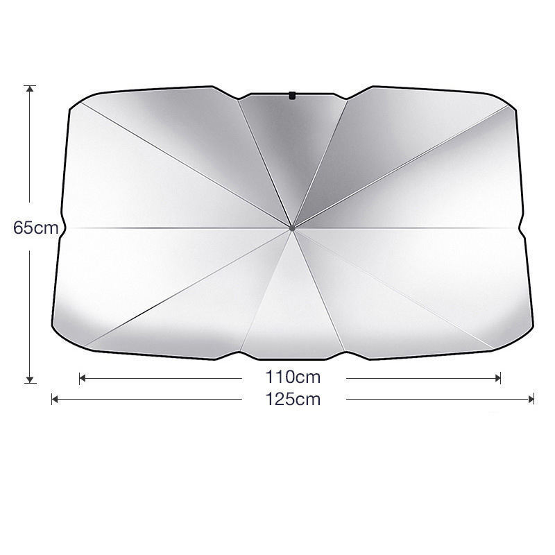 reflective block uv rays heat front window car windshield umbrella sun shade sunshade for tesla model 3 model y