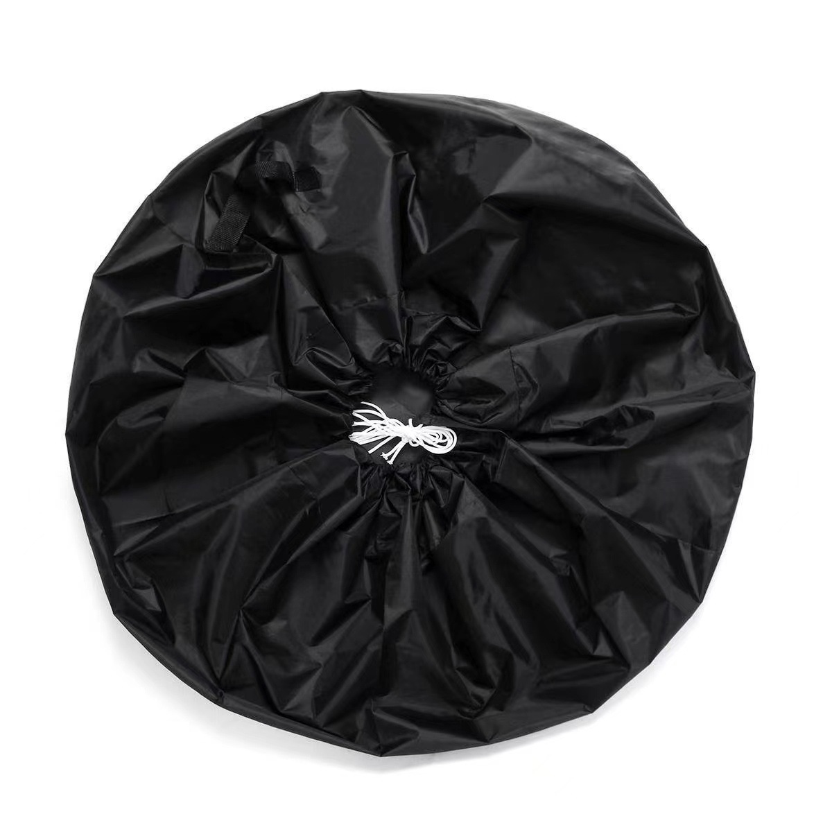 custom logo polyester Oxford material black silver print color car spare tire tyre cover for surface protection