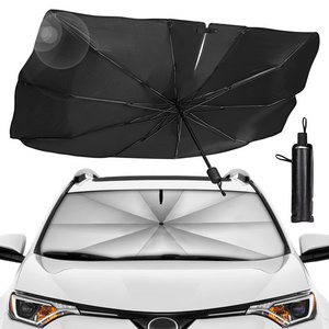 universal custom folding UV block 190T protector car front windshield umbrella sun shade sunshade for truck