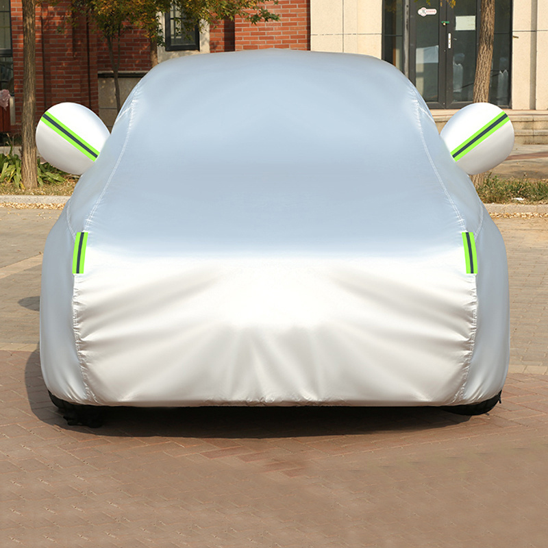 automatic foldable universal sun protection outdoor anti rain proof Polyester waterproof retractable Car Covers