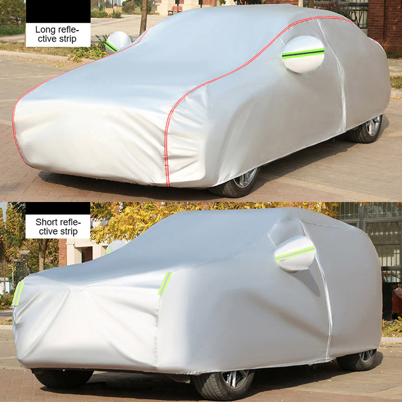 automatic foldable universal sun protection outdoor anti rain proof Polyester waterproof retractable Car Covers