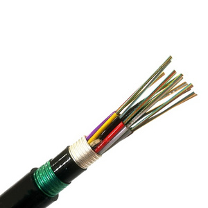 GYTY53 Cable G652D Singlemode SM 6 To 288 cores Double Armoured Flame Retardant Direct Buried Optic Fiber Cable