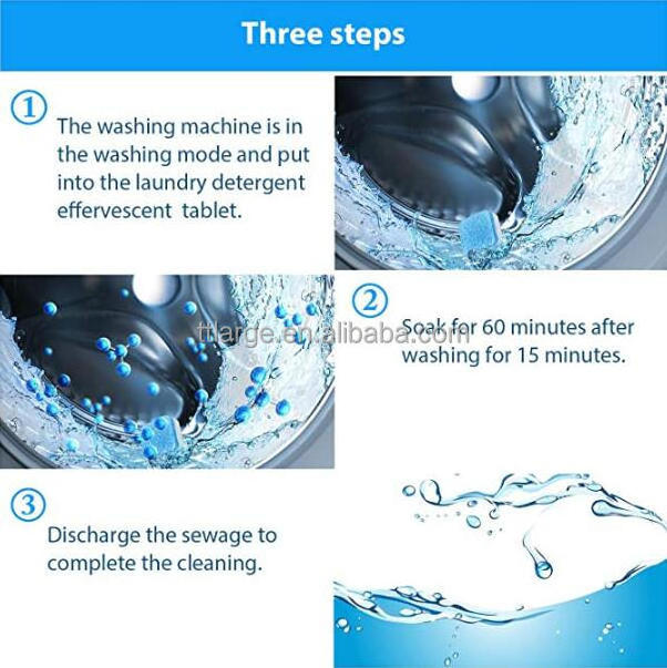 Washing Machine Drum Cleaner Deep Cleaning Washer Deodorant Remove Stain Detergent Washing Machine Cleaner Effervescent