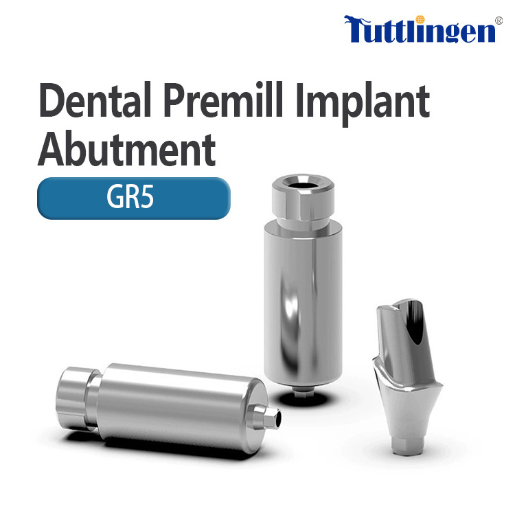 High Quality Implant Abutment Miller Dental Pre-milled Abutment For Dentium OSSTEM Noble System or Brand