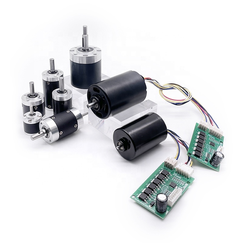 Brushless dc motor 12V 24V 24mm 36mm 42mm diameter high torque high speed 24 volt electric micro bldc motors