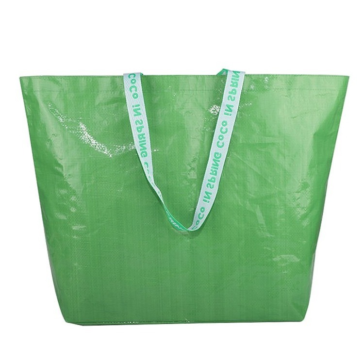 Colors fabric PP woven bags shopping Extra large laminated PP woven tote bag From Vietnam