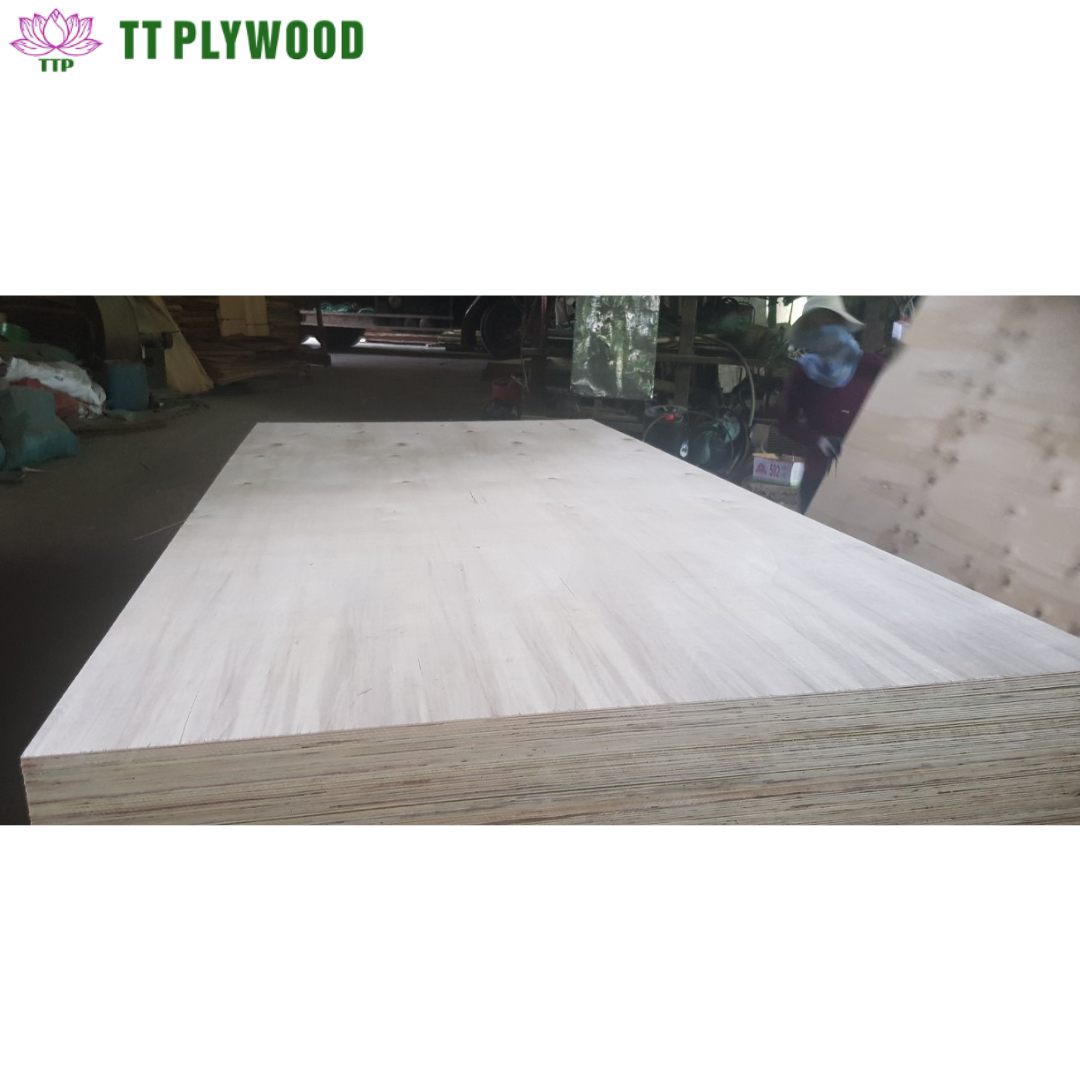 100% Pine Acacia Mixed Wood Core Plywood Cutting Size Thickness Double-Sided Decoration LVL Beam Made In Vietnam