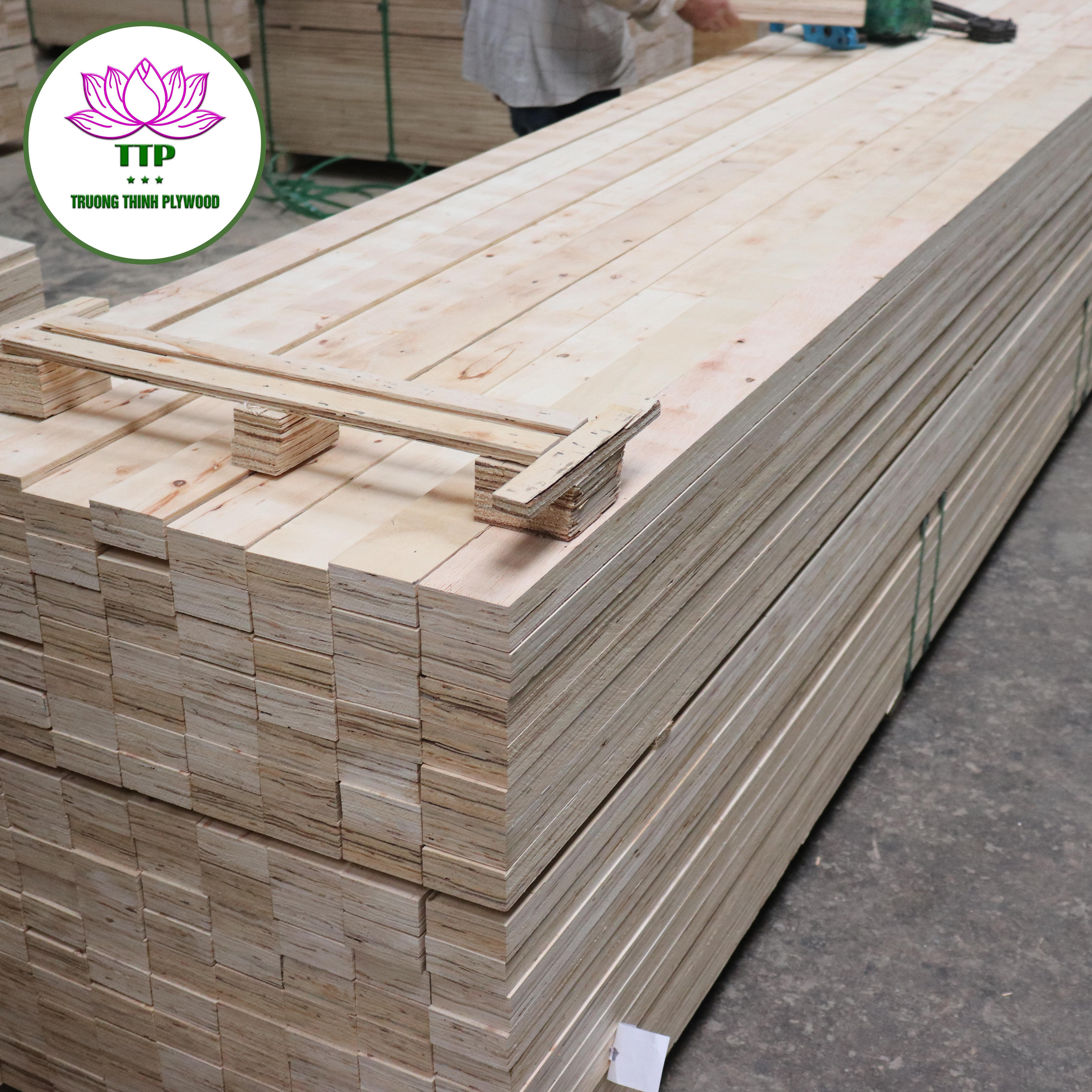 T Laminated Veneer Lumber LVL For Pallet Construction Packaging Box Door Frame Bed Slats Any Sizes From Vietnam