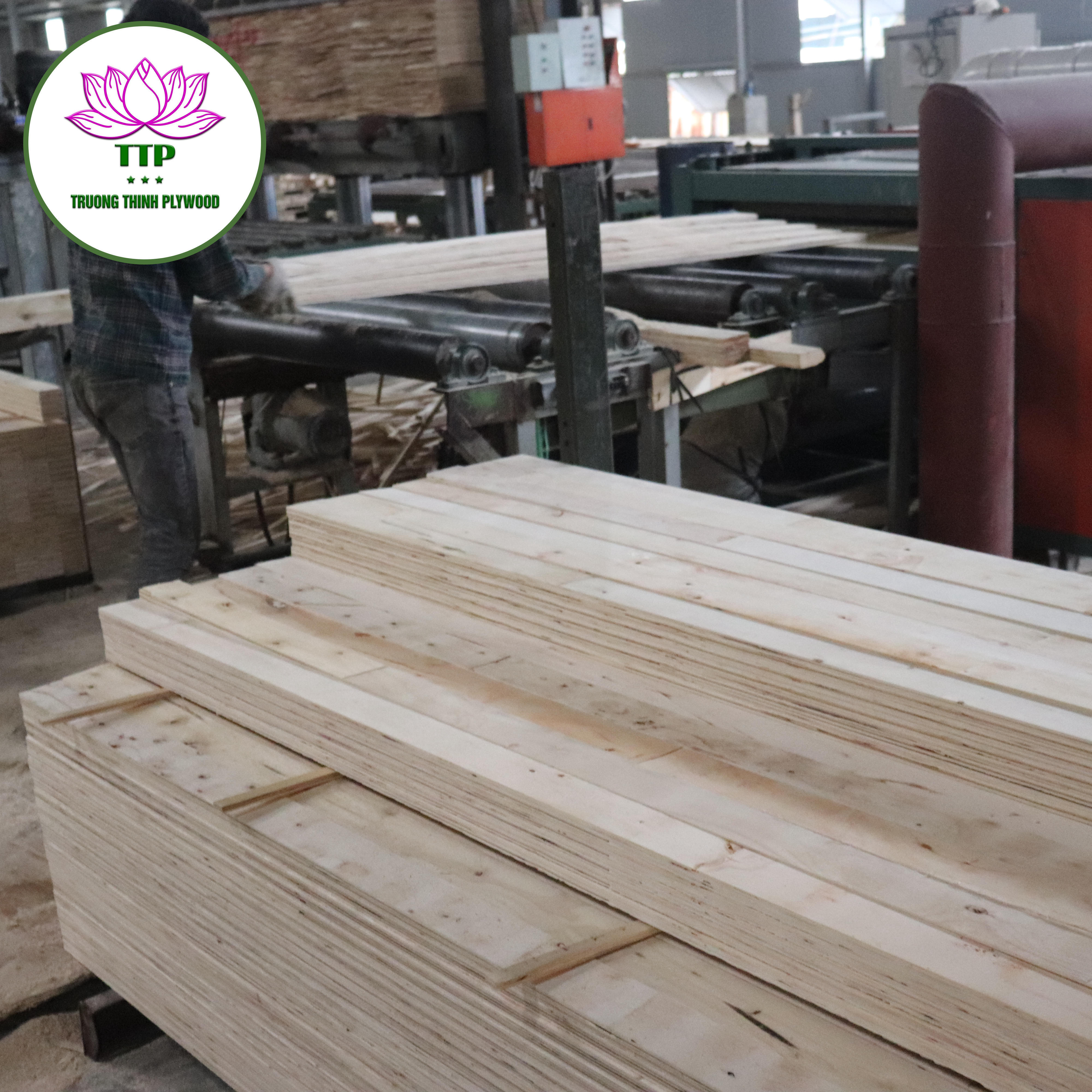 T Laminated Veneer Lumber LVL For Pallet Construction Packaging Box Door Frame Bed Slats Any Sizes From Vietnam