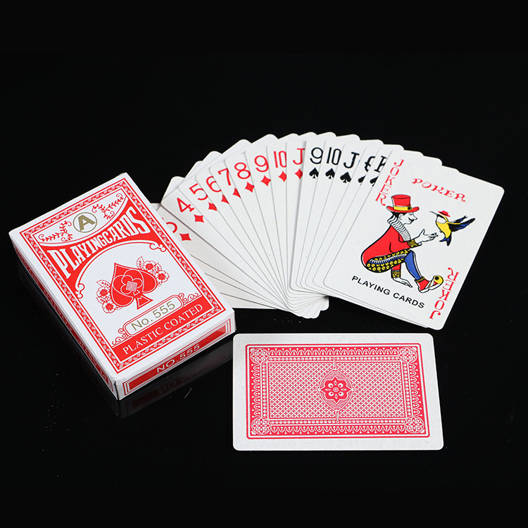 Best quality 100 plastic playing cards royal with hot sale