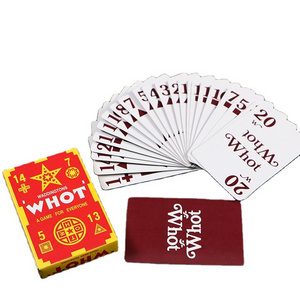 Hot promotional cheap whot playing cards africa playing card nigeria playing card