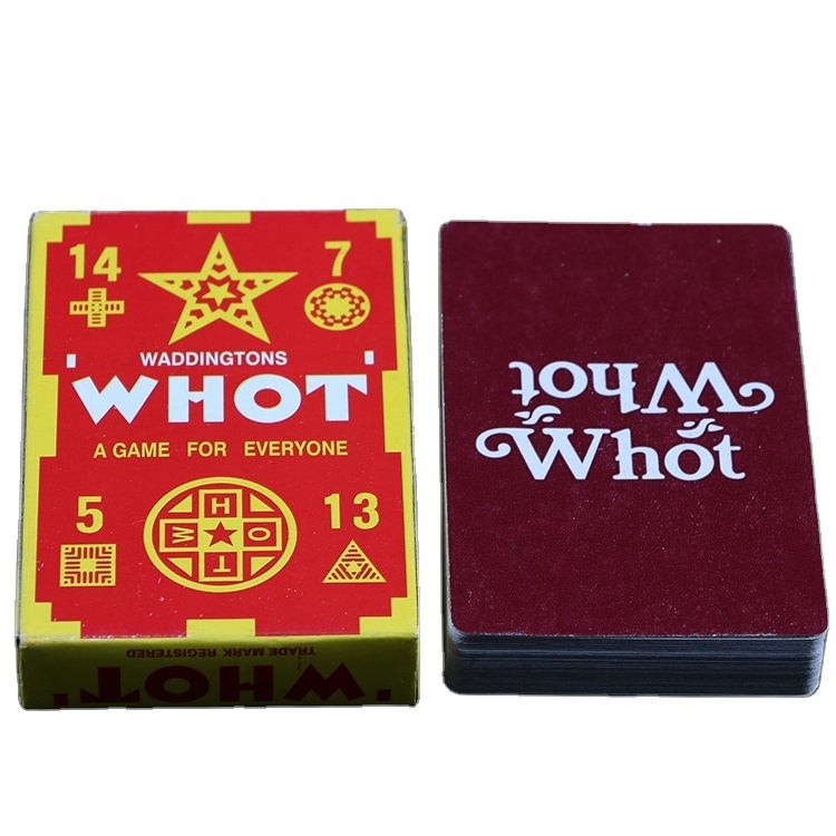 Hot promotional cheap whot playing cards africa playing card nigeria playing card