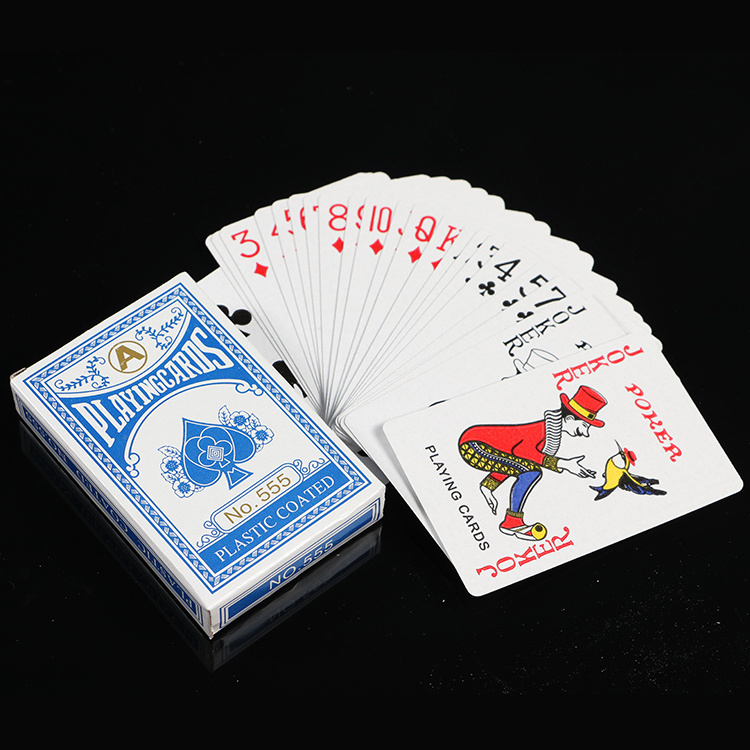 Best quality 100 plastic playing cards royal with hot sale