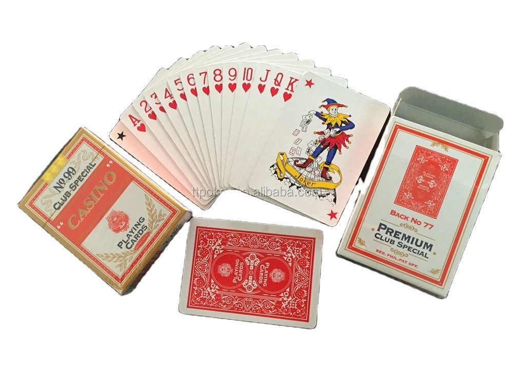 Cheap price wholesale casino playing cards with high quality