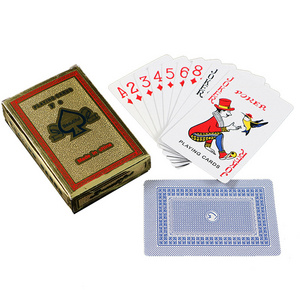 Cheap price wholesale golden playing cards with high quality