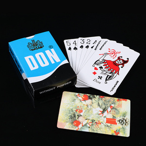 Various advertising customer demand printing marked playing cards for sale