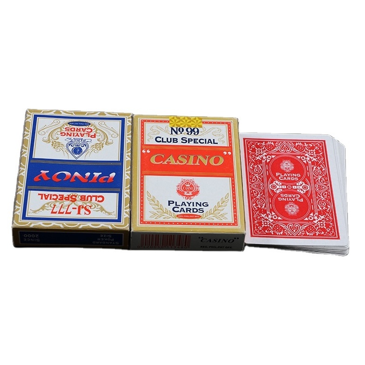 Cheap price wholesale casino playing cards with high quality