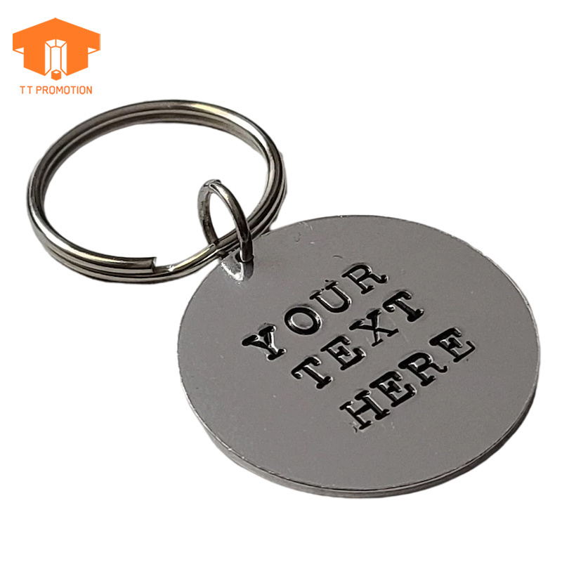 Cheap Custom Durable Metal Key Chain Custom Keyring Stainless Steel Your Name Keychain For Christmas Gift