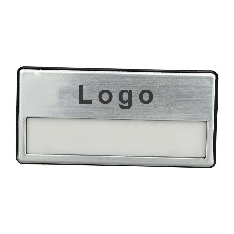 Magnet Attachment Customized Identification Engraved Employee Personalized Name Tag Badge Pin