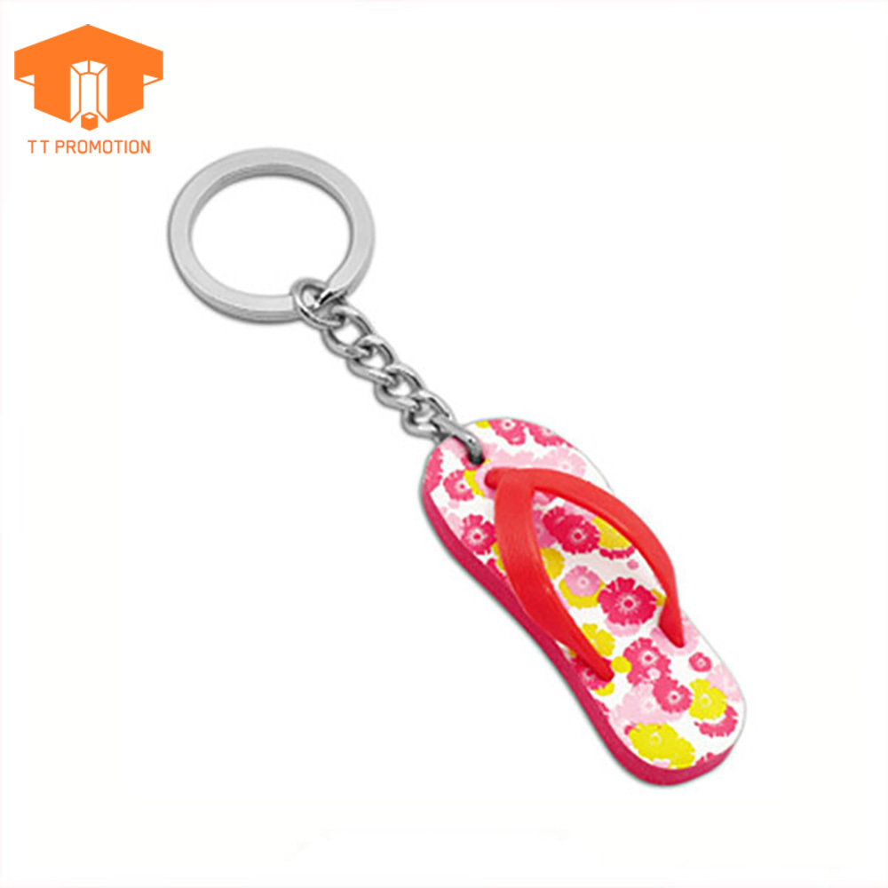 Wholesale Key Ring Custom Souvenir Plastic  Pvc Floating key chain 3d shoe keychain