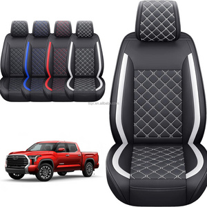 Hot Sale 2024 Car Seat Covers For Toyota Tundra 2008-2021 2022-2024 Full Set Leather Luxury Custom Car Seat Cover Accessories