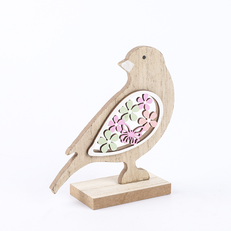 New Style Wooden Decor Wood Crafts Daily Party Decor Decoration Natural Desktop Owl Ornaments