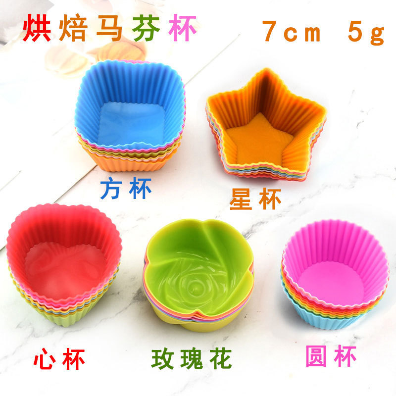 Hot Selling Reusable Silicone Muffin Baking Cups Heat Resistant Food Grade Silicone Cupcake Liners