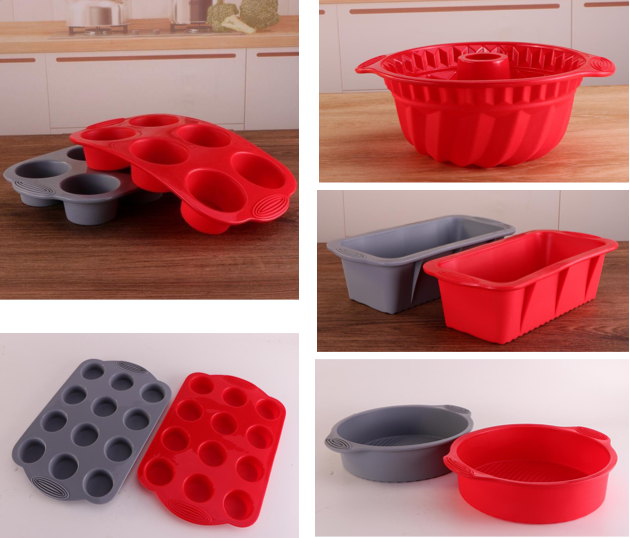 Kitchen Supplies Silicone Reusable Baking Mold Cupcake Mould Muffin Cups Cupcake Liners Silicone 6 Cupcake Moulds