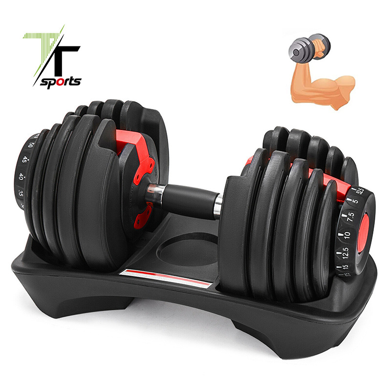 Wholesale 90lb 90 Lbs Buy 24kg Hantel Multi Weight Pesas Set De Mancuernas Ajustable Adjustable Dumbbell Set For Sale