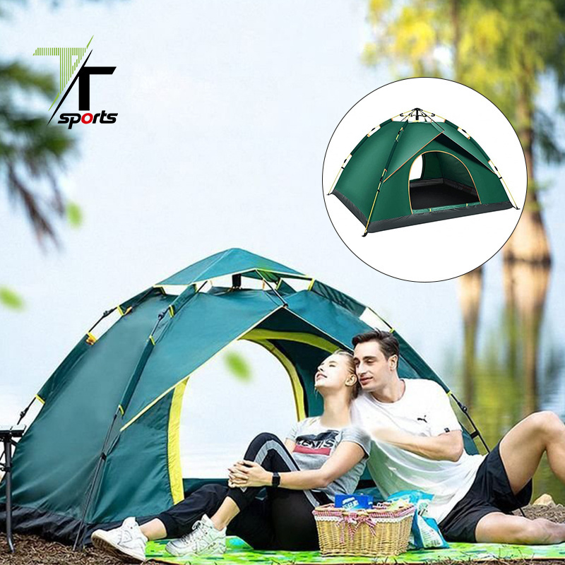 TTSPORTS European 8 Person Tent Large Luxury Wind Resistant Family Carpas De Camping Tent