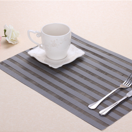 Durable Plastic Mats Table Decoration placemat pvc vinyl woven table mat