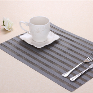 Durable Plastic Mats Table Decoration placemat pvc vinyl woven table mat