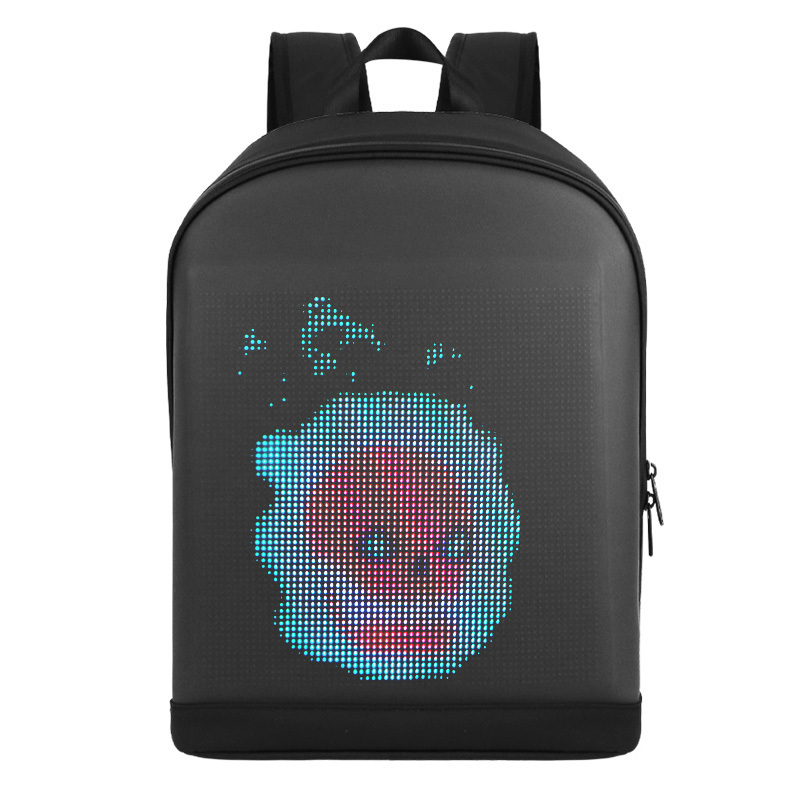 APP Control Full Color LED Bag led sports bag promotion LED backpack Dynamic LED Screen Display 3D Backpack smart led backpack