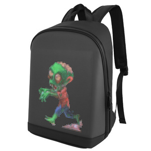 APP Control Full Color LED Bag led sports bag promotion LED backpack Dynamic LED Screen Display 3D Backpack smart led backpack