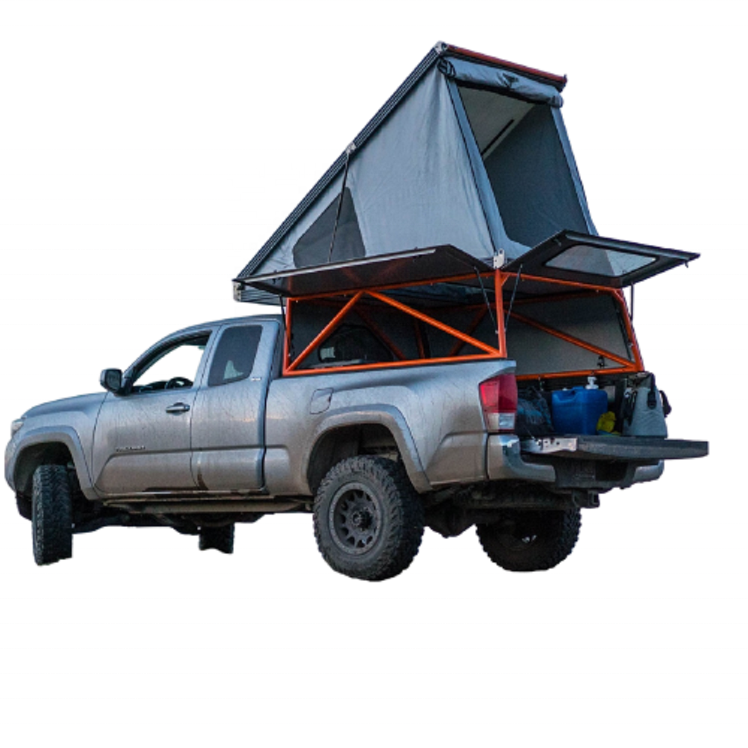 Expedition Truck Box Camper Pop up Bed 4X4 Cap  Flatbed Slide in fro 2024 mini and small  side panel Canopy for sale