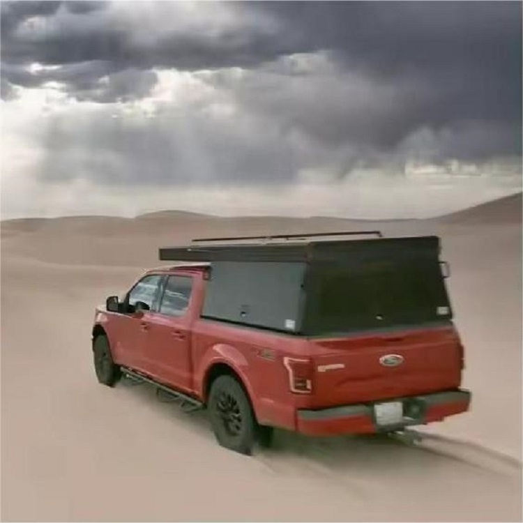 Expedition Truck Box Camper Pop up Bed 4X4 Cap  Flatbed Slide in fro 2024 mini and small  side panel Canopy for sale