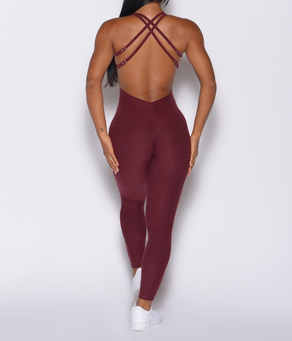 Custom Logo Women Seamless Jumpsuit Sexy Hollow Out Back Sleeveless Leggings Quick Dry Ladies Soft Yoga Bodysuit