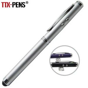 TTX 4 In 1 Metal Business Hotel Gifts Laser Pointer Pen Custom Branded Multifunction Stylus Pen