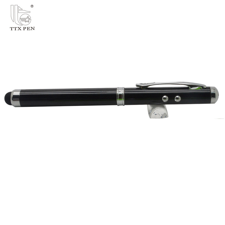 TTX 4 In 1 Metal Business Hotel Gifts Laser Pointer Pen Custom Branded Multifunction Stylus Pen