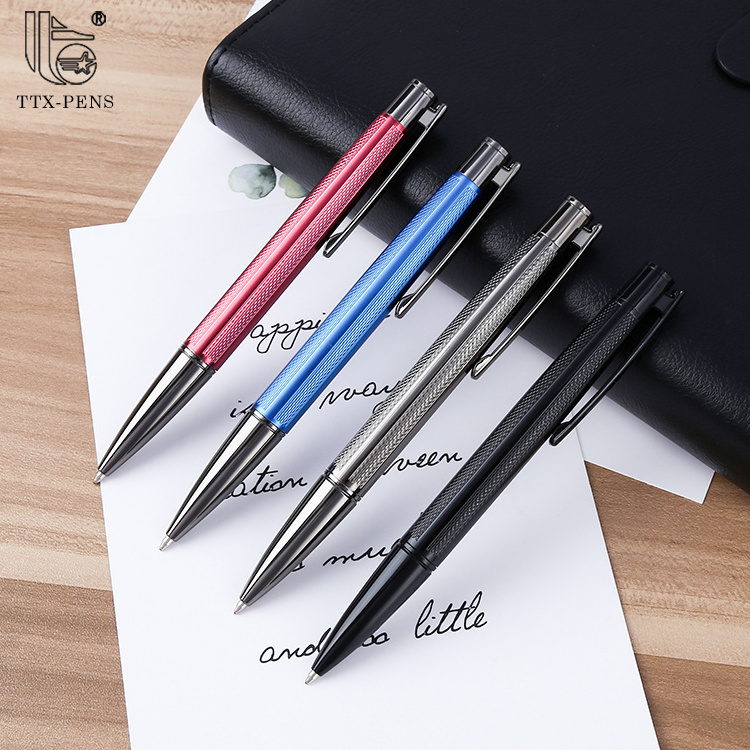 TTX Business Top Quality Customized Promotional Metal Ball Pen Set With Gift Box