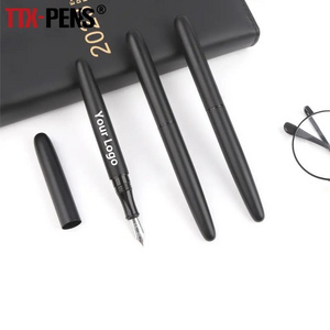 TTX Latest Luxury Business Gift Calligraphy Metal Pen Set Hot Selling High Quality Fountain Pen