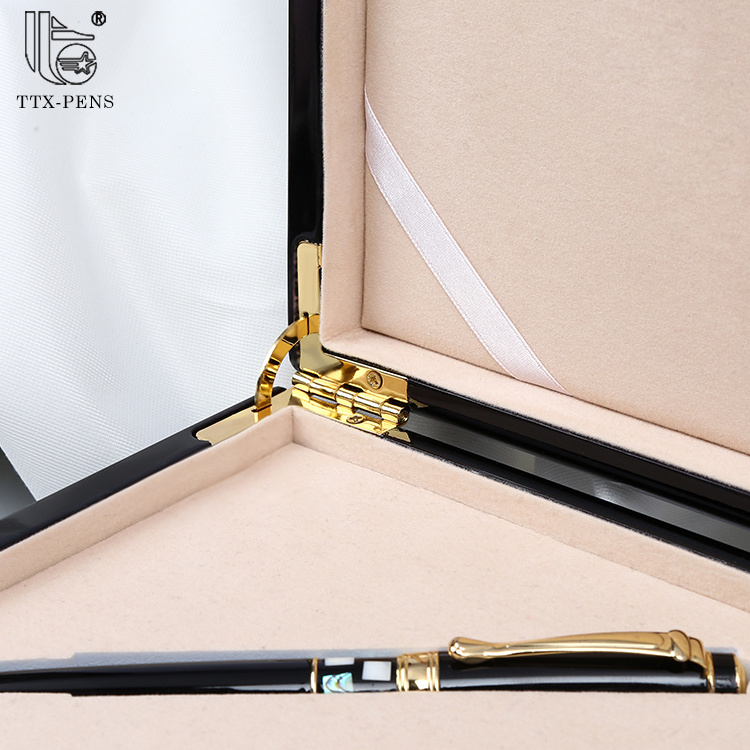 TTX Luxury Custom Logo Parke Ball Pen In Gift Box Pen Gift Set Pen Set With Wooden Box