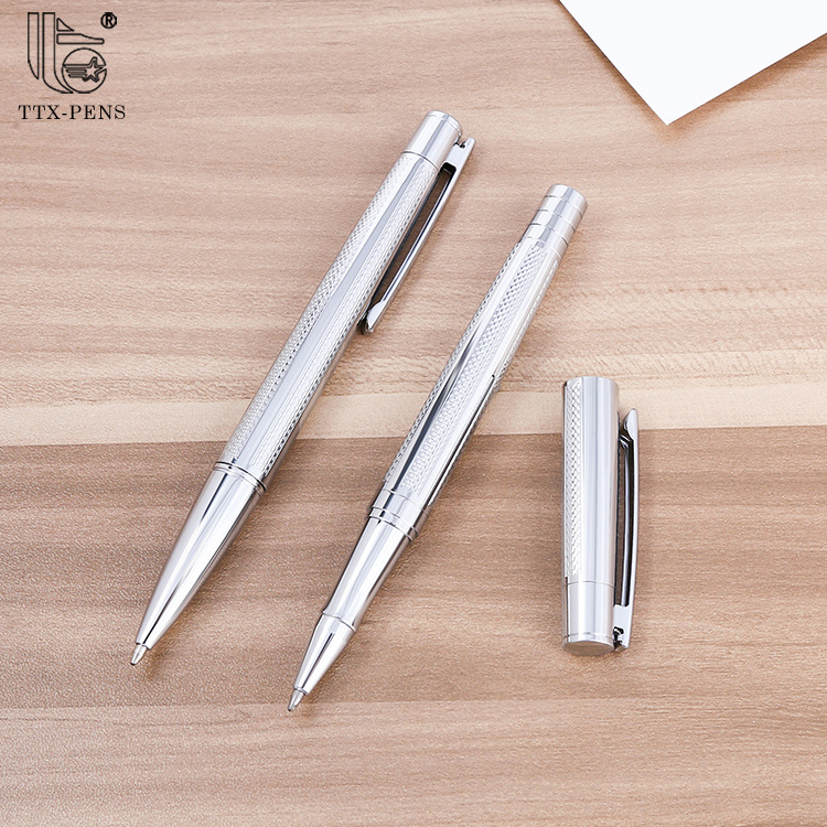 TTX Business Top Quality Customized Promotional Metal Ball Pen Set With Gift Box