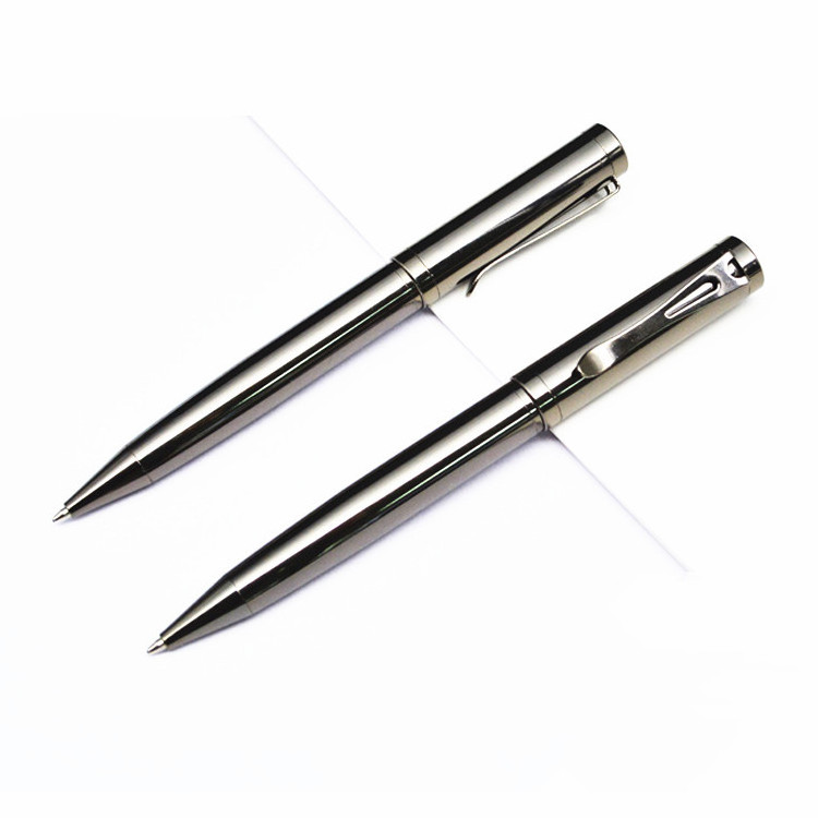 TTX Hot Selling Promotion Gun Black Metal Ballpoint Pen With Logo Engraved Pen