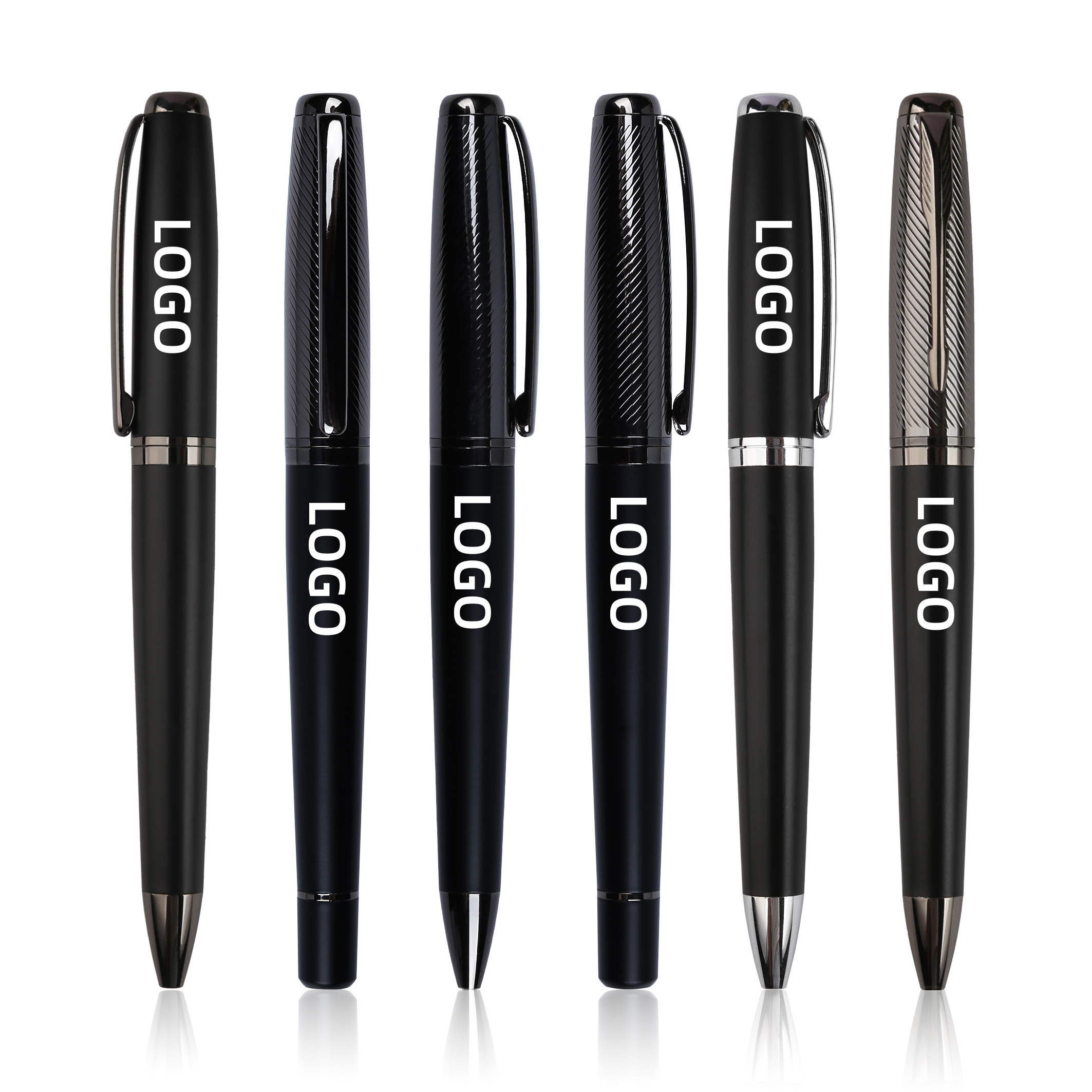 TTX Twist Sliver Stainless Steel Metal Ball Point Pen For Customize Logo Wholesale Pen For Gift