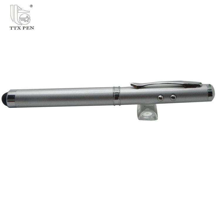 TTX 4 In 1 Metal Business Hotel Gifts Laser Pointer Pen Custom Branded Multifunction Stylus Pen